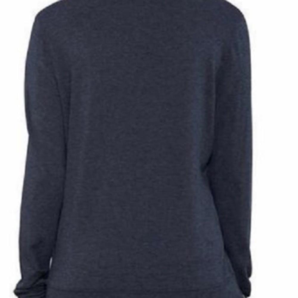 Matty M Women's Long Sleeve Tee with Side Zippers - Picture 2 of 5